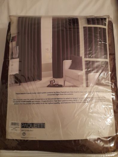 Curtains, two sets of new 90 x 90,