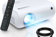 Mini Projector, ClokoWe Portable Movie Projector with 6500 Lux,1080P Full HD Video Projector Compatible with iphone/ Android Smartphone/Tablet/Laptop/PC/TV Stick/PS4/USB/HDMI (FREE POSTAGE)