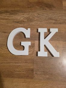 Decorative Letter G and K