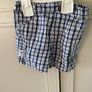 Navy & white plaid shorts 18-24 months Image 2
