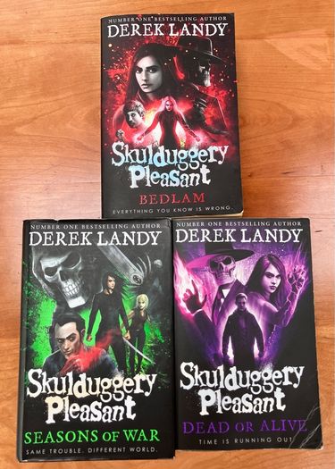 Skulduggery Pleasant Books, 12,13&14 by Derek Landy