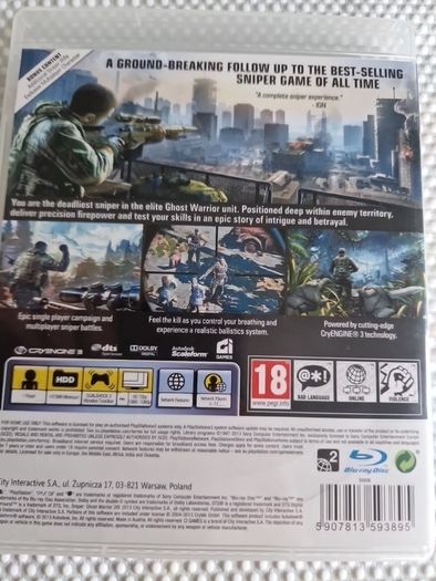 Sniper 2 Limited Edition PlayStation3 Ps3 Games Original
