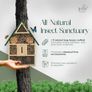 Eco-Friendly Bee House | Bug Hotel for Bees, Butterfly, Insect | Kid Friendly Weather Resistant Hanging Bee Hotel Bamboo Nesting Habitat | Bug House Garden Decor & Nature Gifts for Kids Image 9