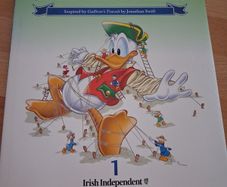 Disney Donald Gullivers Travels Book