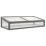 Raised Garden Bed with Greenhouse 120x54x120 cm Fir Wood Image 2