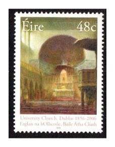 2006 Ireland 150th Anniversary of Dublin's University Church Commemorative Stamp Mint Never Hinged (MNH)