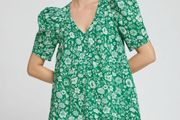 &amp; Other Stories puff sleeve dress - sz 14/16