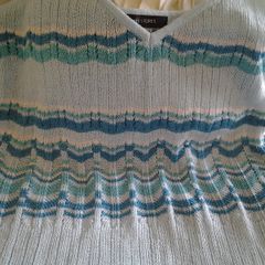 Strappy Top - Blue Stripes - Size 14