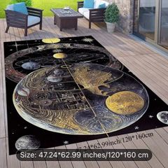 Galaxy themed rug free postage