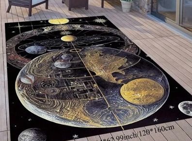 Galaxy themed rug free postage