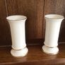 A Pair of Small 5 inch Coalport China British Birds Vases Image 2