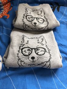 Matching sweatshirts for siblings