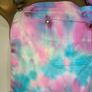 Handmade tie dye denim dungaree dress size 8 festival Season Postage included Image 7