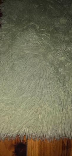 Mint green washable rug