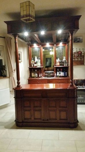 Solid wood Bar.