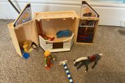 playmobil horse riding set