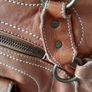 Leather tan handbag Image 3