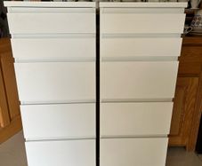 bedroom storage units x 2