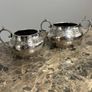silver plated jug and bowl Image 2