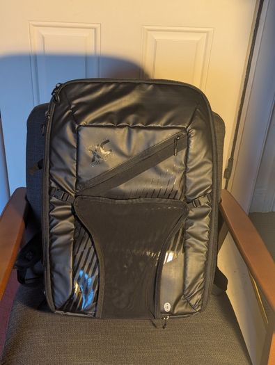 Rockrider Cross-Country Racing Travel Backpack (38L) - Decathlon Cycling & Travel Bag - Black