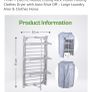 Tarrapu 3-Tier Heated Electric Clothes Airer with Cover & Smart Timer Image 7