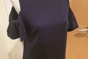 Ted Baker navy cold shoulder top size 2 uk10