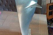 Mounted Airbus A340-300  CFM 56-5C Stage 1 Titanium Jet Engine Blade, Aircraft, Aviation