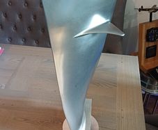 Mounted Airbus A340-300  CFM 56-5C Stage 1 Titanium Jet Engine Blade, Aircraft, Aviation