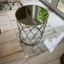 Gold mirrored top coffee table Image 9