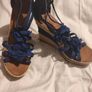 Nine west wedges blue Image 2