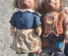 1950's Micki and Mecki Steiff Hedgehogs