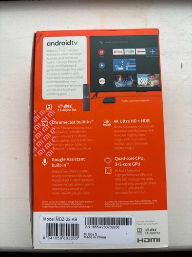 Mi Box S 4K Ultra HD set-top box