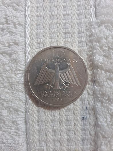 coin. silver 10 deutchmark.