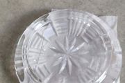 Rare find Vintage 1960's Waterford Crystal 5" Ashtray. Old Mark. Ireland.