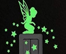Glow-in-the dark Fairy + set of stars - lovely gift