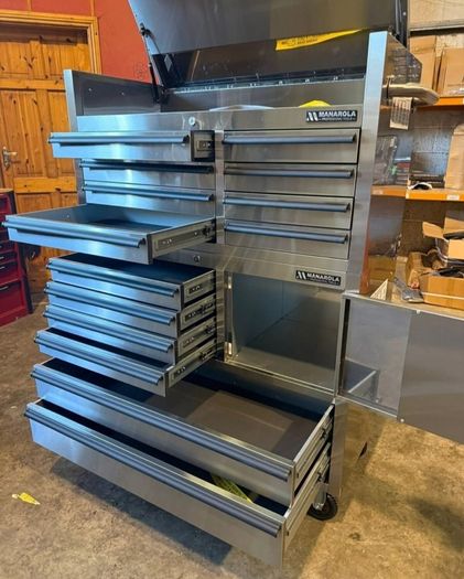 tool box 41inch wide 53inch tall without the wheels on