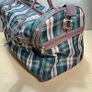 Shilton Vintage Plaid Travel Duffle Bag - Very Large - Shoulder Strap Image 6