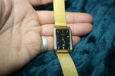 Vintage Citizen  black face Watch ,Quartz (fresh battery works fine)