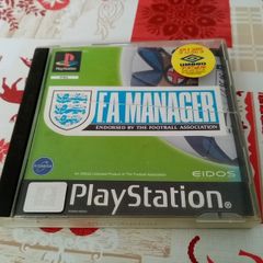 F. A. Manager - PlayStation 1 Ps1 Games - Original