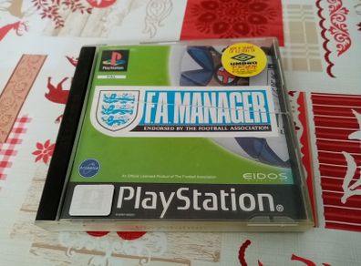 F. A. Manager - PlayStation 1 Ps1 Games - Original