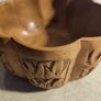 Lovely Hand Carvrd Small Woodin Bowl. Image 7