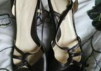 Fabulous brown faith wedge sandals