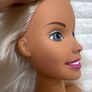 Barbie 1999 Blonde Hair Blue Eyes Doll Styling Head Mattel approx. 20 cm. Used Please see photos Image 6
