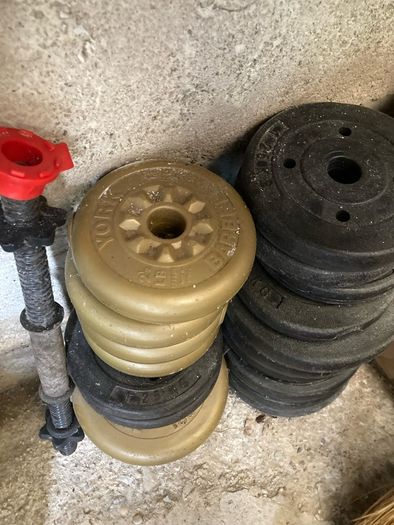weights as below
