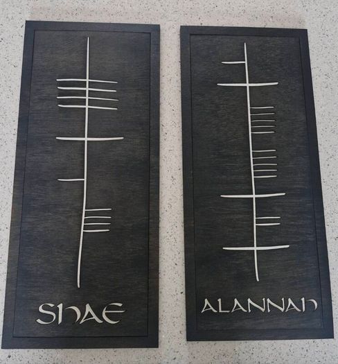 Handmade wooden signs