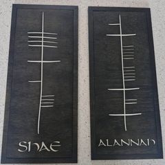 Handmade wooden signs