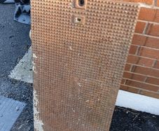 metal manhole cover