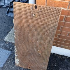 metal manhole cover
