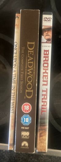 Deadwood Season 1 & Classic Western Movies Bundle (DVD) Cowboy Lot