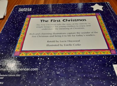 Christmas book- The First Christmas